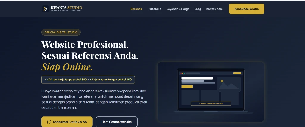 Khania Studio &mdash; Website & Digital Solutions